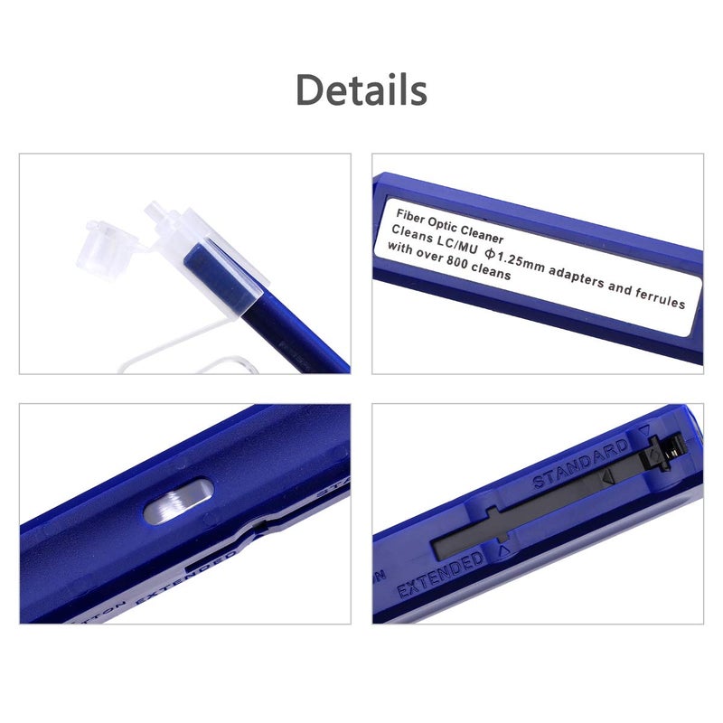 KELUSHI Fiber Optic Cleaner Equipment Connector End Face Cleaning Pen for 1.25mm LC/MU Connectors Cleaner Tools Blue - Image 3