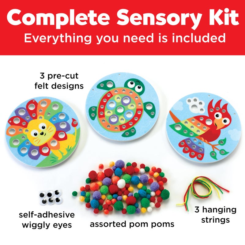 Creativity for Kids Pom Pom Pictures: Animals - Preschool Learning Activities, Sensory Toys for Toddlers, Toddler Arts and Crafts (Ages 3+) - Image 5