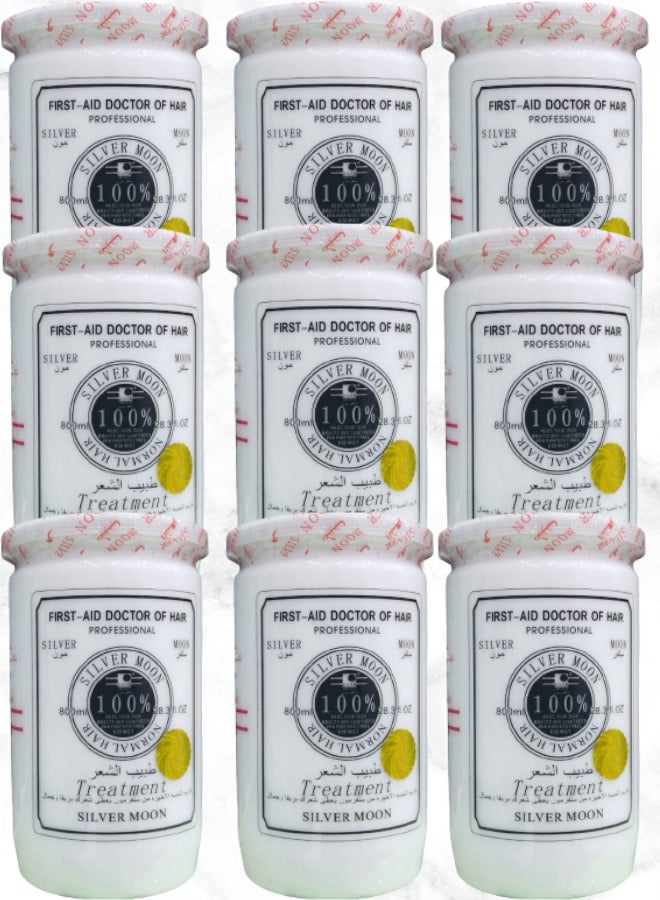 Silver Moon 9 Pieces Hair Doctor Final Touch Cream Gives Your Hair Luster And Beauty 800ml - Image 1