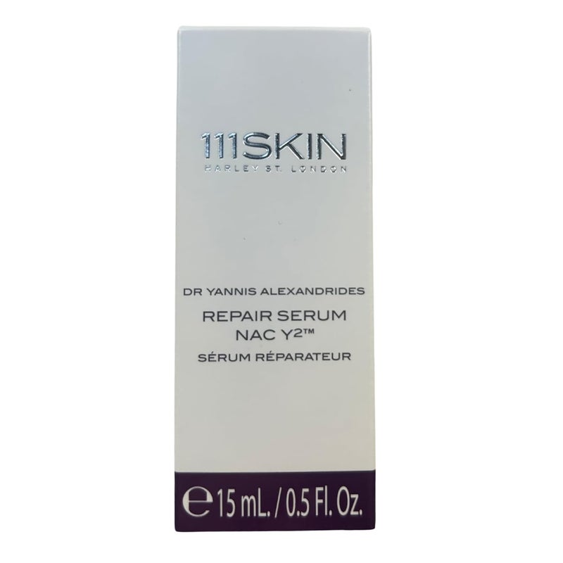111SKIN سيروم إصلاح بحجم السفر 111SKIN NAC Y2 سيروم للوجه لتقليل الاحمرار والخطوط الدقيقة والتجاعيد يقوي حاجز البشرة سيروم مضاد للشيخوخة مع النياسيناميد وسانتيلا أسياتيكا 05 أونصة سائلة - Image 2