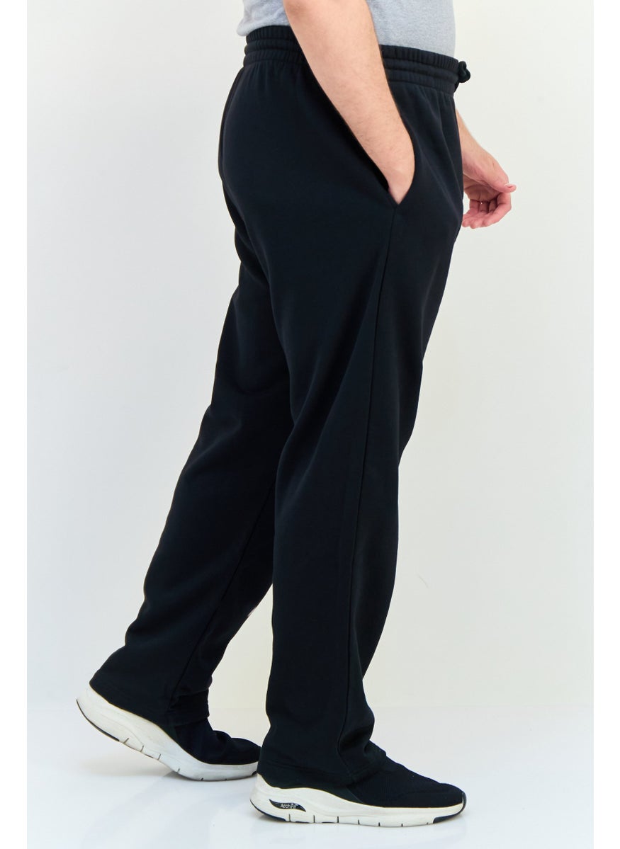 Reebok Men Sportswear Fit Running Sweatpants, Black  - Image 2