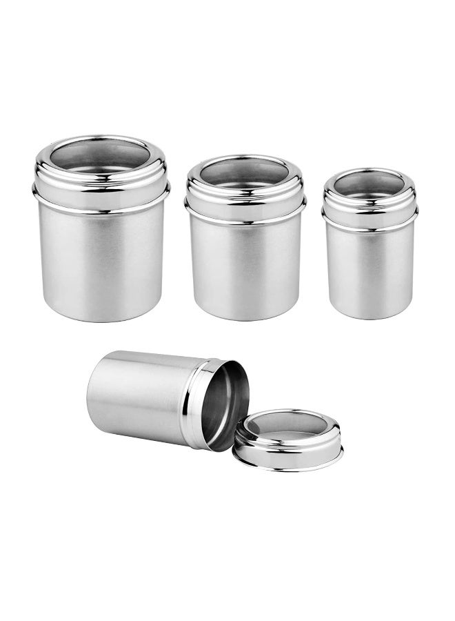 BLACKSTONE Stainless Steel Canisters Container Storage Jar Spice Jar Top See Through 1.8Ltr  - Image 3