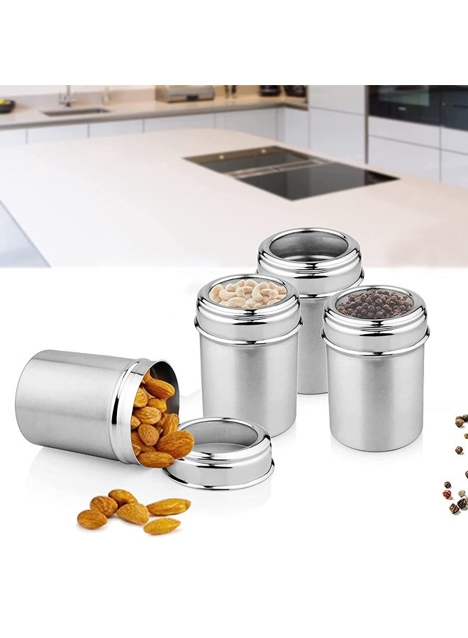 BLACKSTONE Stainless Steel Canisters Container Storage Jar Spice Jar Top See Through 1.8Ltr  - Image 2