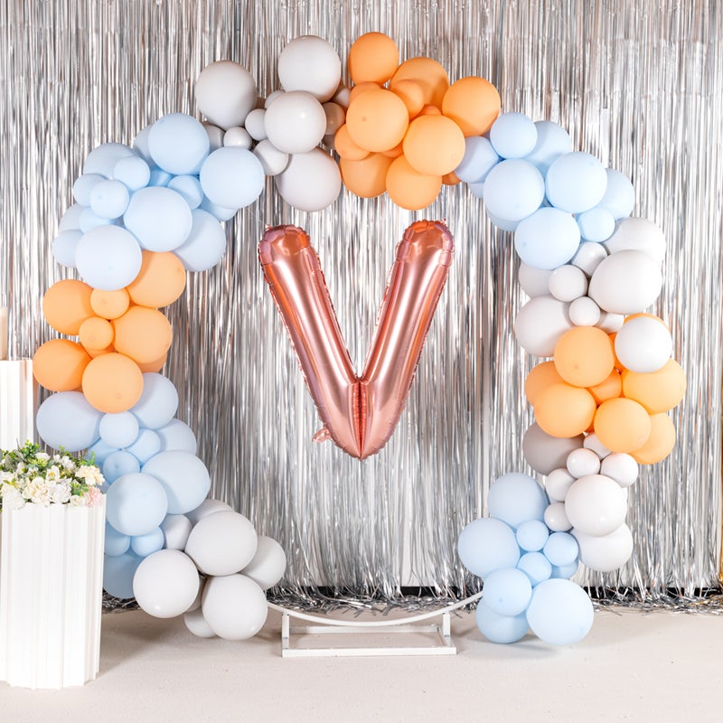 Restaurantware-Balloonify 40 Inch Letter Balloon, 1 Large Alphabet Party Balloon - Letter V, Self-Sealing, Rose Gold Foil Mylar Balloon, Hanging Loop, Decoration For Birthday, Wedding, Or Graduation - Image 4