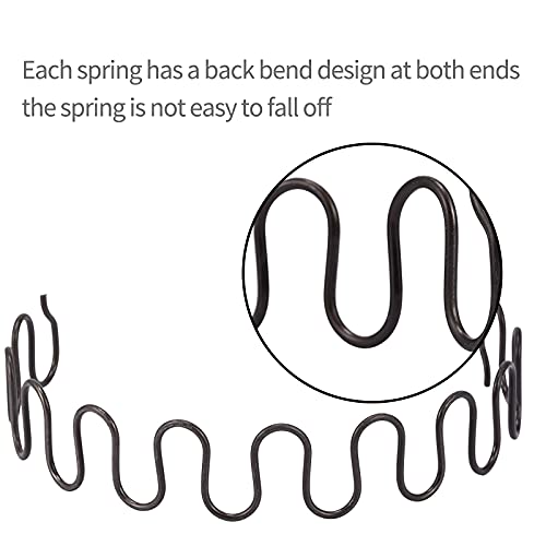 Carkio Sofa Replacement Springs,2 PCS 25" Spring with 8 PCS S Clips,4.0 Wire Diameter Sofa Spring Repair Kit Compatible with Seating In Furniture Interior Decoration, Automotive, or Other Applications - Image 5