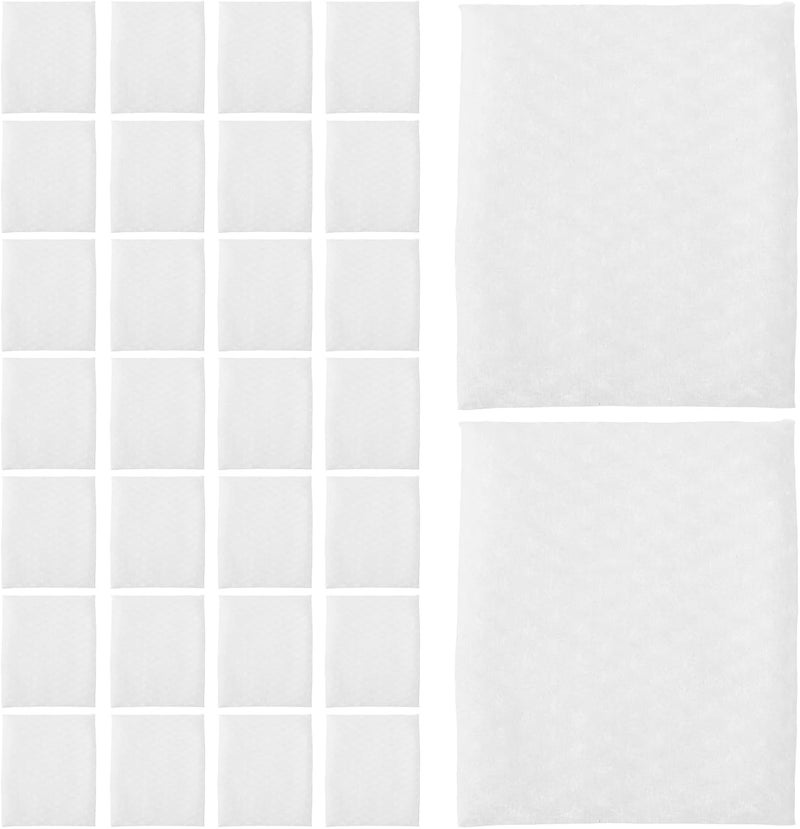 CHILDWEET 800pcs Thick Non-Woven Cotton Makeup Pads 5×6cm Square Face Cleansing Remover for Eyelash Extension and Nail Polish Removal - Image 1