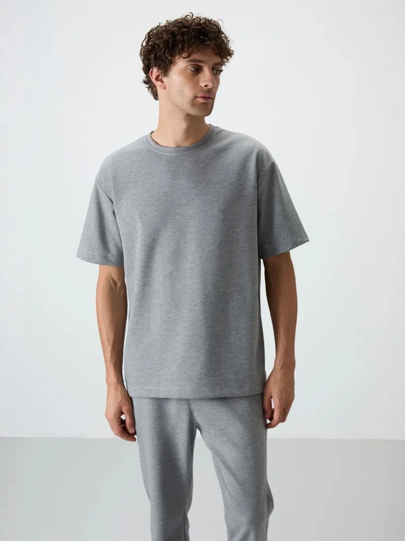 TOMMYLIFE TOMMY Men's Oversized T-shirt And Pants Set