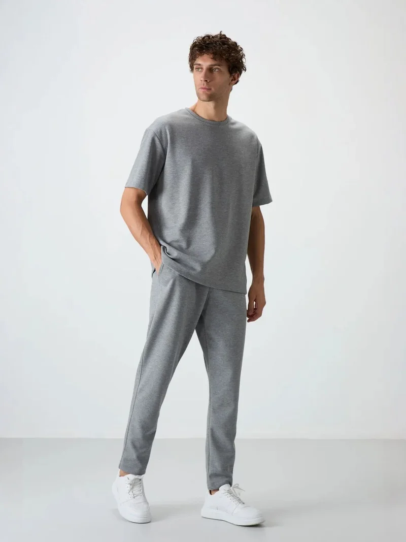 TOMMYLIFE TOMMY Men's Oversized T-shirt And Pants Set