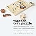 Wee Gallery Wooden Tray Puzzle Bugs Montessori Toy for Toddlers and Preschoolers for Early Learning and Fine Motor Skill Development Sustainable Educational Puzzle for Kids - Image 4