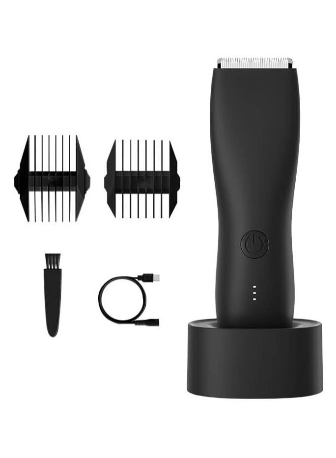 AUTOYSUR Electric Body Hair Trimmer,Waterproof Wet/Dry Cordless Body Groomer Ball Back Shavers,Fast Charging，Replaceable Ceramic Blade，Pubic Hair Trimmer Body Groomer Kit for Full Body Grooming - Image 1