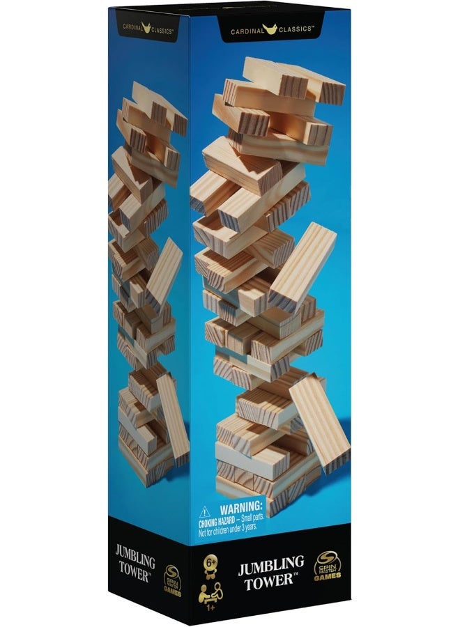 Spin Master Games Classic Wood Tumbling Even Tower in Shoe Box - Image 4
