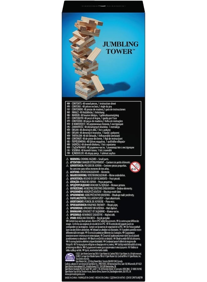 Spin Master Games Classic Wood Tumbling Even Tower in Shoe Box - Image 3