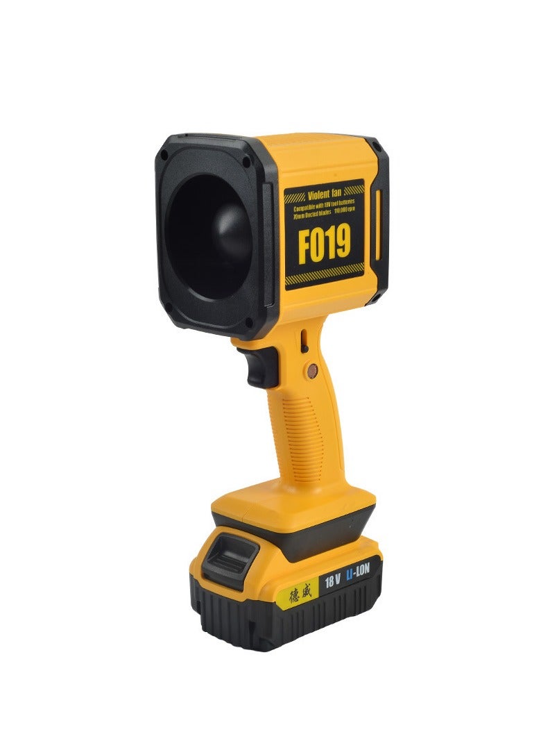 BlueFire 130000RPM Super Power Turbo Mini Air Duster Portable Electric Compressed Air Blower | Handheld Jet Turbo Fan Cleaner with 500W High-Speed Motor | Small Cordless Air Blower for PC, Laptop, Camera, Car Dust Cleaning | Lightweight 534g Compact Jet Fan (12095270mm) - Image 2