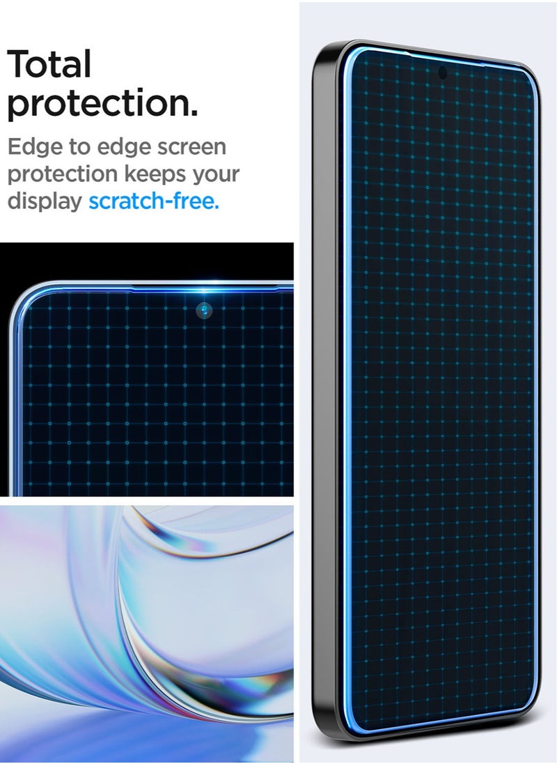 Spigen - GLAStR EZ Fit PRIVACY for Samsung Galaxy S24 PLUS Privacy Screen Protector [2 PACK] Tempered Glass with Easy Install Tray - Image 1