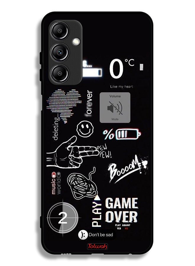 Tolwak Samsung Galaxy A24 4G Protective Case Cover Game Over Pew Pew - Image 1