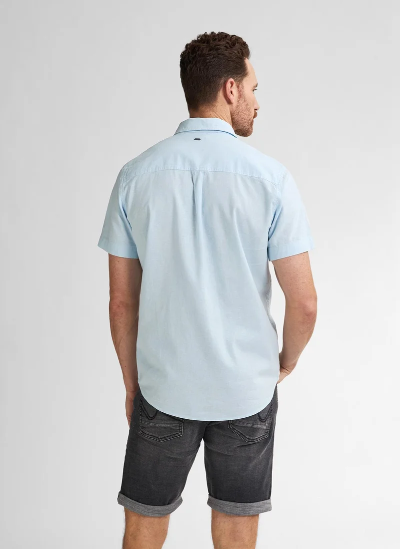 بترول اندستريز قميص رجالي قصير الأكمام موحد