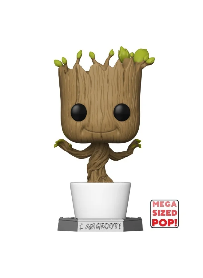 Funko Mega Sized! Marvel: Guardian of the Galaxy - Dancing Groot, 18 Inches, Collectible Vinyl Figures - Gift Idea - Official Merchandise - Toys for Kids & Adults - Model Figure for Collectors and Display