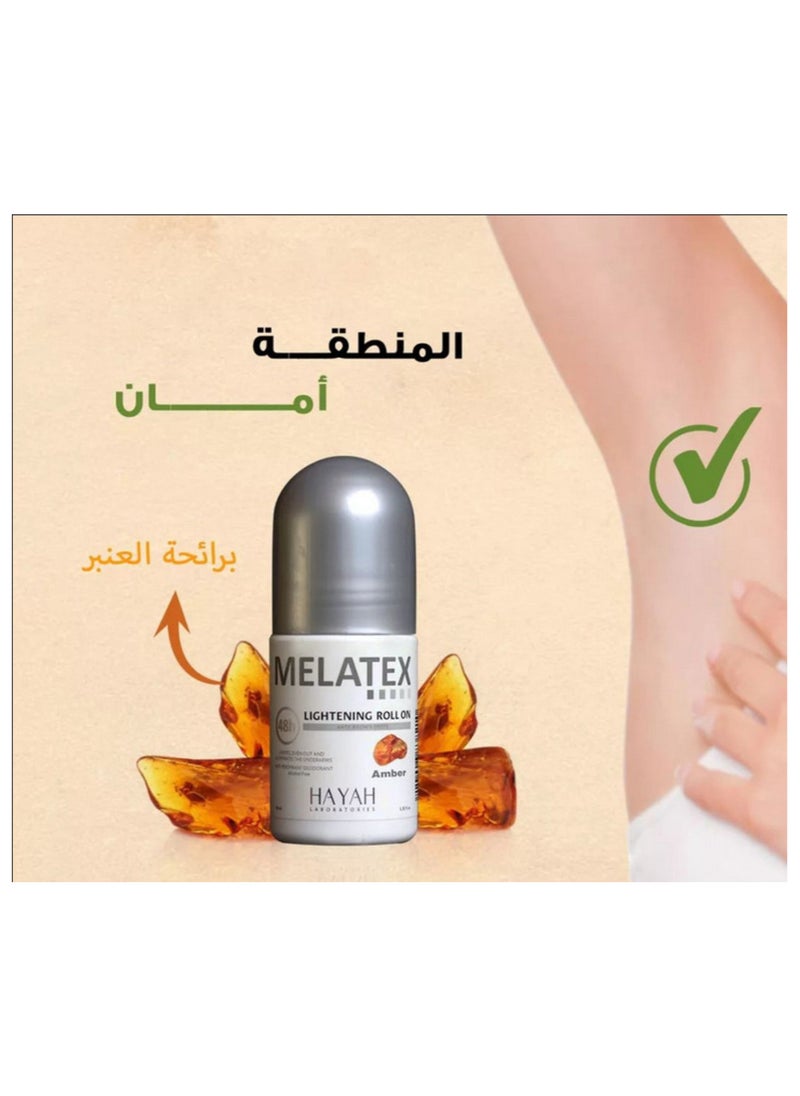 Melatex lightening Roll-On Deodorant Amber 40ml