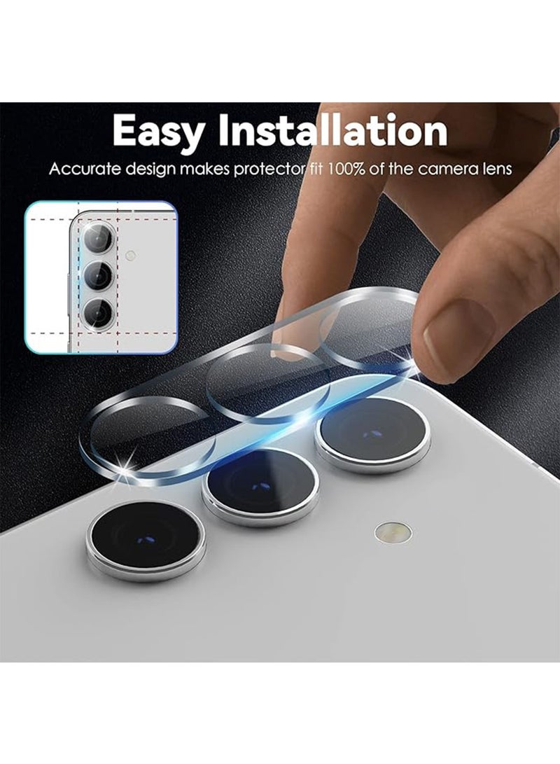 1 Pack Camera Lens Protector for Samsung Galaxy S23 FE With 9H Ultra Thin Tempered Glass Cover Anti-Scratch & Case Friendly [Not Affect Flash & Night Shot], Transparent  - Image 2