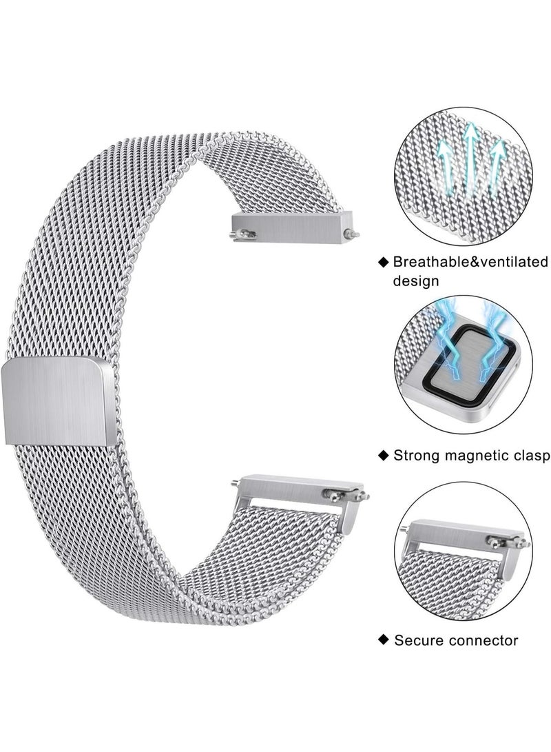 حَبْل تِك سوار ساعة ذكية مغناطيسي من الفولاذ المقاوم للصدأ لساعة Redmi Watch 5 Active/Lite باللون - Image 2