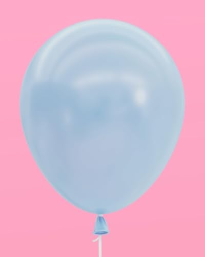 xo, Fetti Blue, Pearl White, Clear, Silver, Latex Balloons - 25 pk, 12" | Cloud Nine Bachelorette Party Decorations, Birthday Party Supplies, Bridal Shower, Boy Baby Shower, Winter Holiday - Image 4