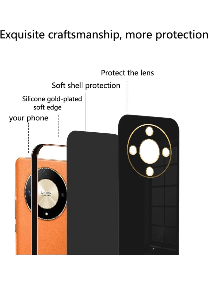 دكينج للشرف X9D حالة, غطاء الهاتف الفاخر / حالة للشرف X9d, شرف X9d خفيفة الوزن رقيقة صدمة حالة الهاتف الأسود - Image 3