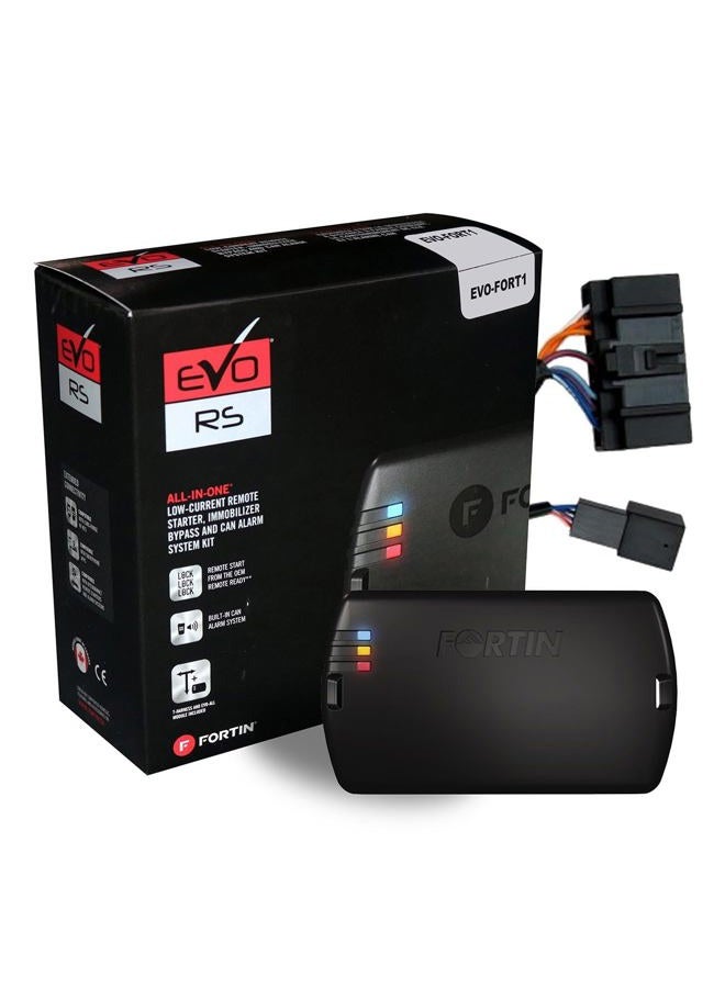 Fortin نظام بدء تشغيل السيارة عن بُعد EVO-FORT1 المستقل للسيارات فورد بمفتاح معدني دائري IKT - Image 1