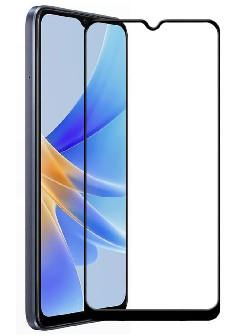 ACLIX Antistatic ESD Dustproof Premium Quality High Definition Tempered Glass Screen Protector Designed For Oppo A17k - Image 1