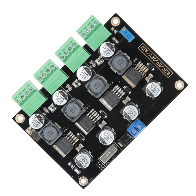 Multi-Channel Switching Power Supply Module DC 5-40V Input 4-Way Multi-Output - LM2596 Chip Stable Voltage Adjustable Voltage Output Converter With Overcurrent Protection for Electronic Circuit Projec - Image 5
