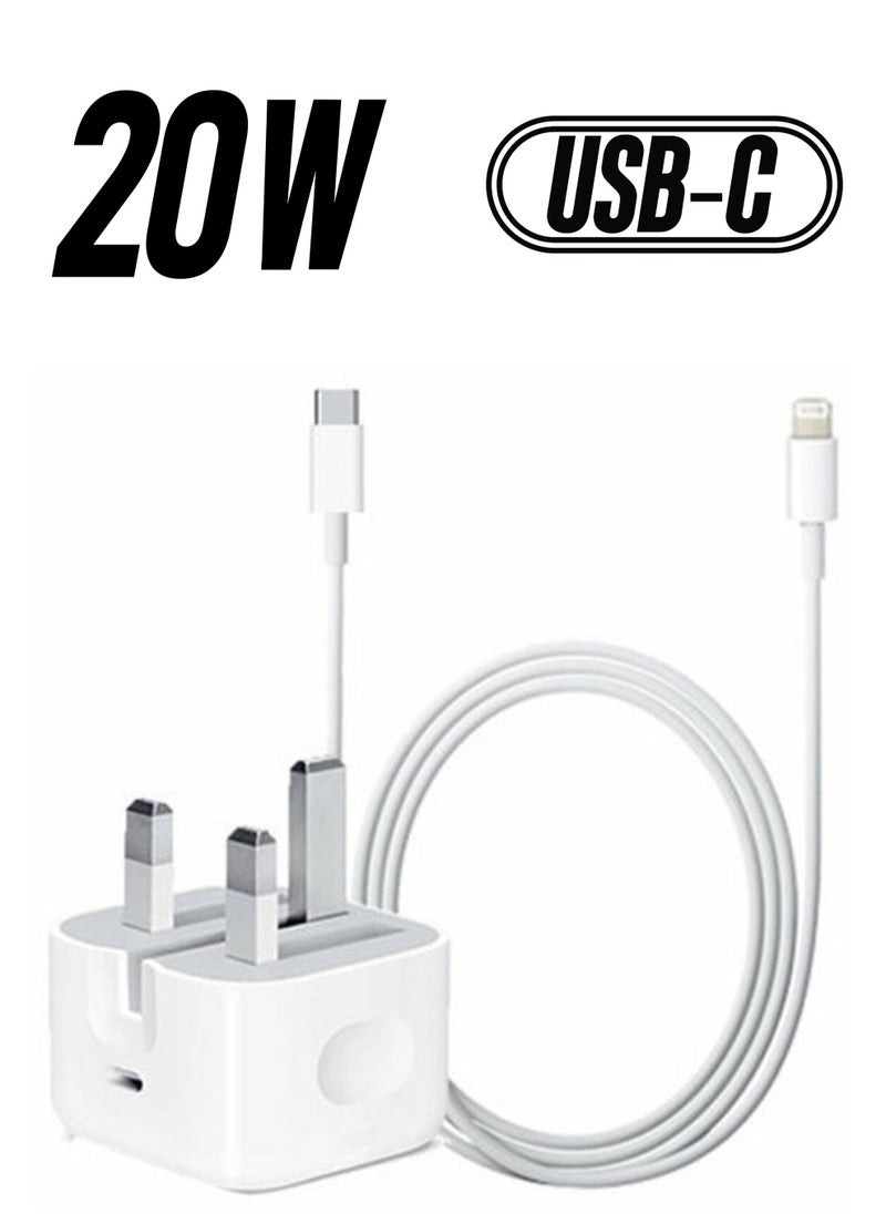 Generic - IPhone 20W USB-C Power Adapter With Cable for iPhone 12 / iPhone 12 Pro max /12mini - Image 1
