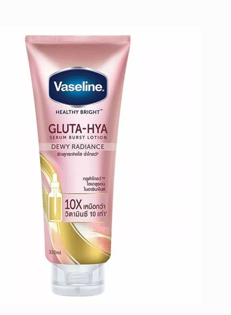 فازلين صحي مشرق جلوتا هيا سيروم بورست لوشن ديوي راديانس 300 مل - Image 1