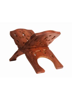HusNain HusNain Wooden Rehal Holy Book Stand for Boys and Girls Reading Quran Geeta Guru Granth Sahib and Bible Wooden Color  - Image 1