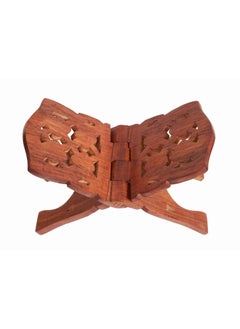 HusNain HusNain Wooden Rehal Holy Book Stand for Boys and Girls Reading Quran Geeta Guru Granth Sahib and Bible Wooden Color  - Image 2