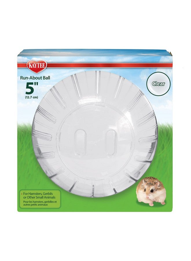 كايتي كرة تمرين شفافة قابلة للحمل من كايتي، مقاس 5 بوصات، مناسبة للهامستر القزم والفئران الأليفة - Image 2