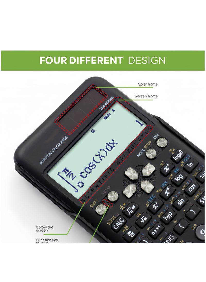 Generic Fx-991Es Plus 2nd Edition Scientific Calculator Black  - Image 4