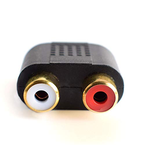 ANDTOBO 3.5 mm TRS to Dual RCA F (2-Pack), 3.5mm Stereo Male to Dual RCA Female Audio Breakout Adapter - Image 3