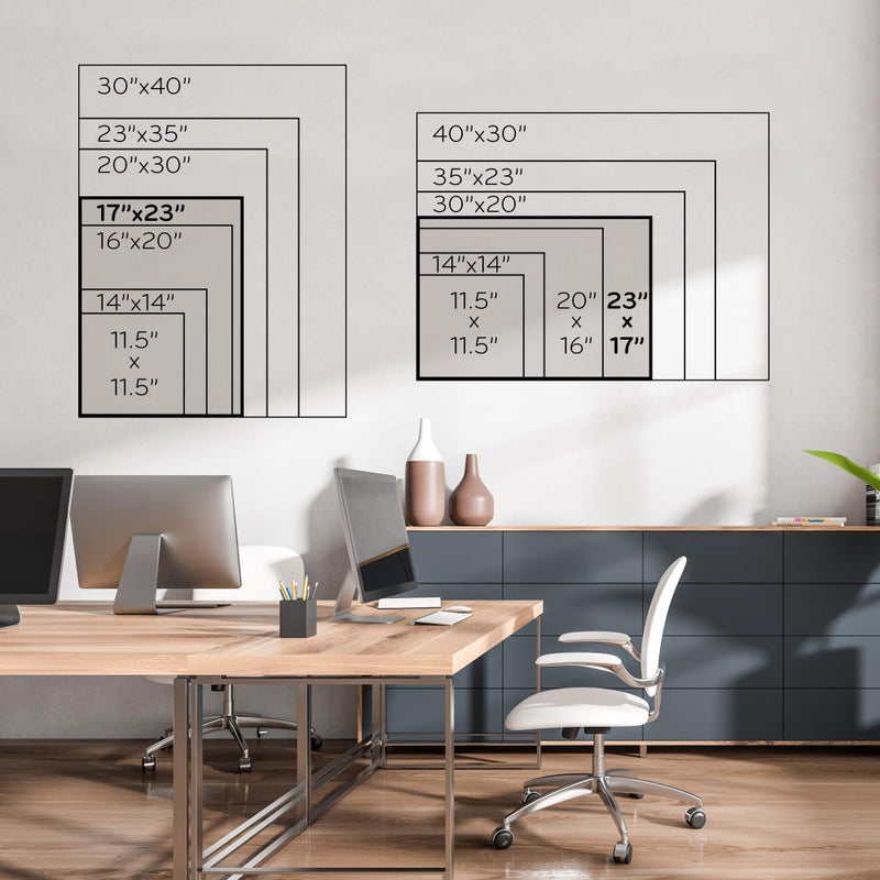 U Brands Magnetic Dry Erase Calendar White Board, 16" x 20", Silver Aluminum Frame, Includes Magnet and Marker - Image 3