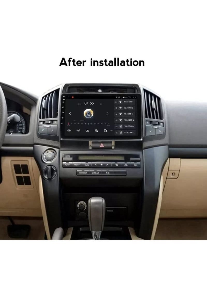 RAYMOS Android Screen For Toyota Land Cruiser 2008 to 2015 8GB RAM 128GB memory Support Apple Carplay Android Auto Wireless QLED Touch Screen DSP HD Land Cruiser Camera included - Image 1