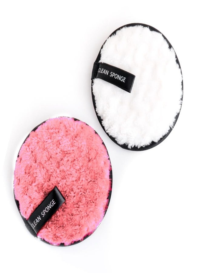 Gleva Reusable Makeup Remover Pads, Double Side Washable Face Pads, Makeup Remover Cloth, Easily Remove Stubborn Face & Eye Makeup, Makeup Eraser Cloth for All Skin Types, Set of 2 - Image 1