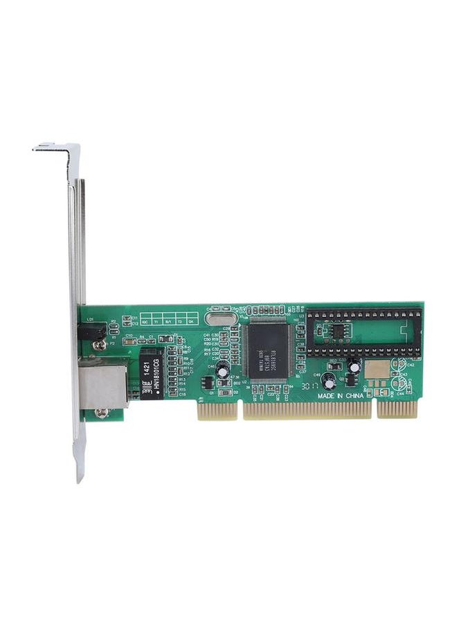Thoraya - PCI One port  Realtek 8169 PCI Network Card 10/100/1000Mbps Gigabit Ethernet - Image 1