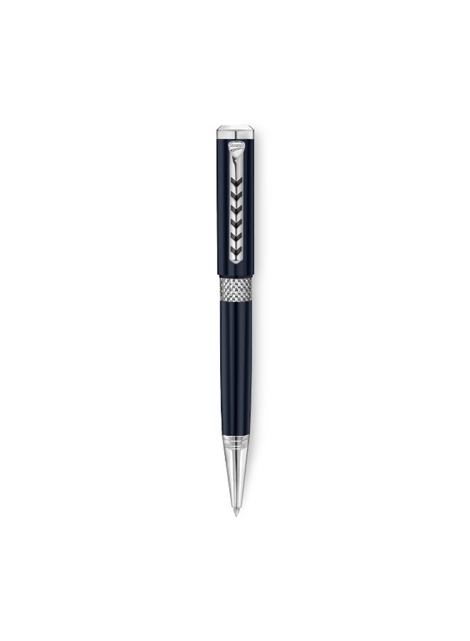 Ducati Stile Blue Pen with Silver Trims for Men - Image 1