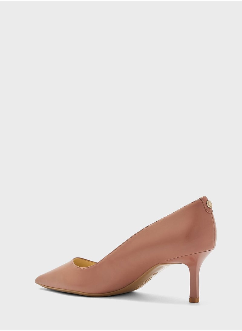 NINE WEST - Pointed Toe Low Heel Pumps - Image 1