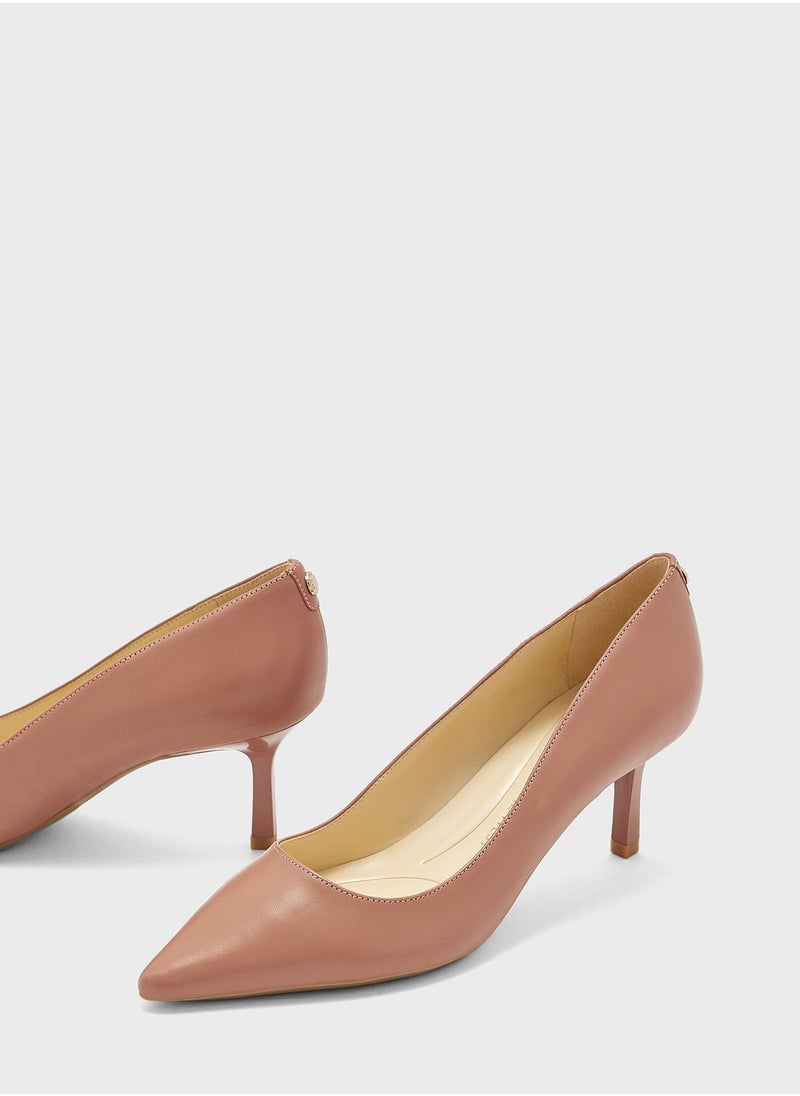 NINE WEST - Pointed Toe Low Heel Pumps - Image 1