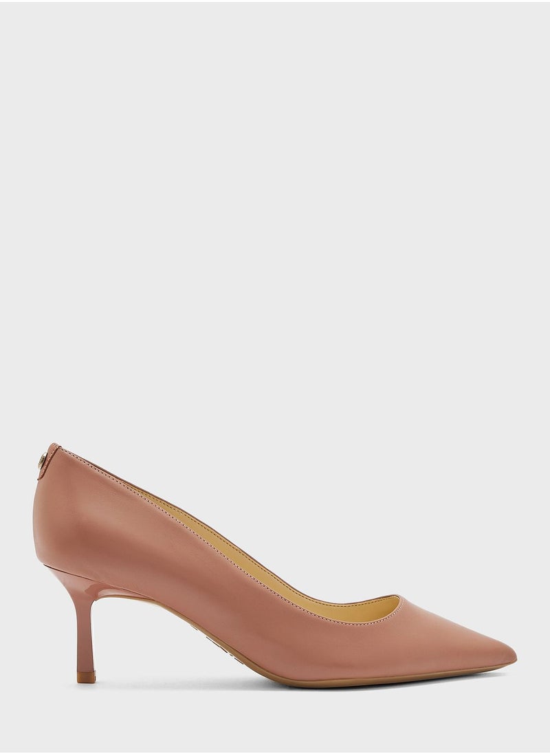 NINE WEST - Pointed Toe Low Heel Pumps - Image 1