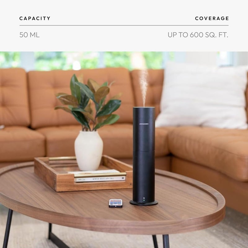 AROMA360 -Mini Pro Scent Diffuser-Aroma Diffuser for Essential Oils-Cold-Air Diffusion-600sq.ft. Coverage-Waterless Air Diffuser-Green-Works Exclusively with Pro Pod Bottles - Image 5