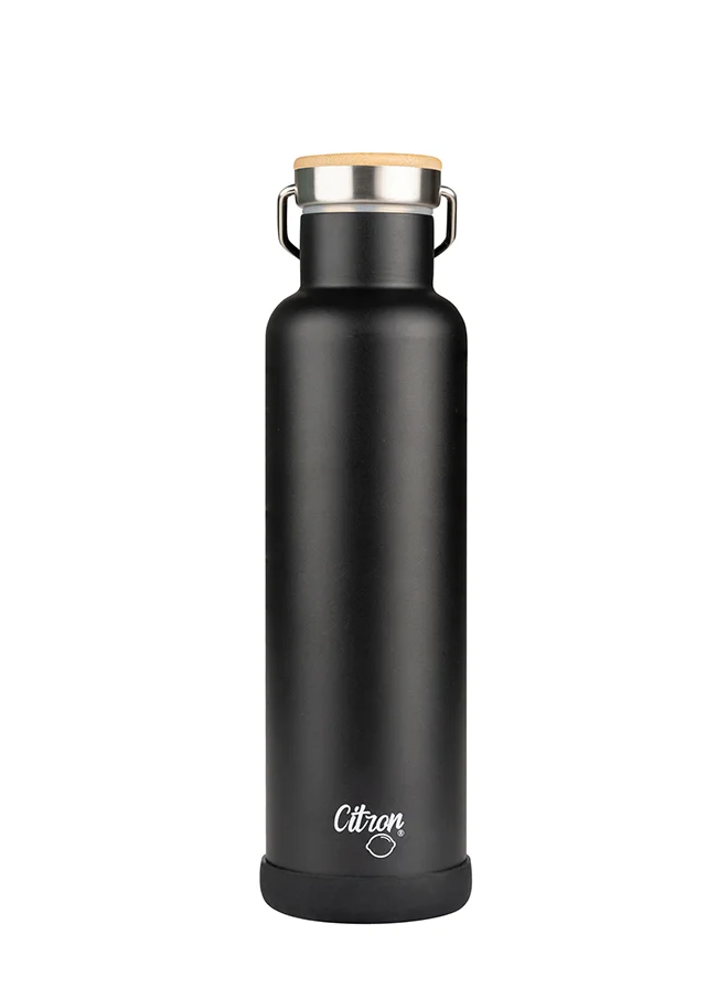 سترون Vacuum Insulated Stainless Steel Water Bottle 750 Ml - Black