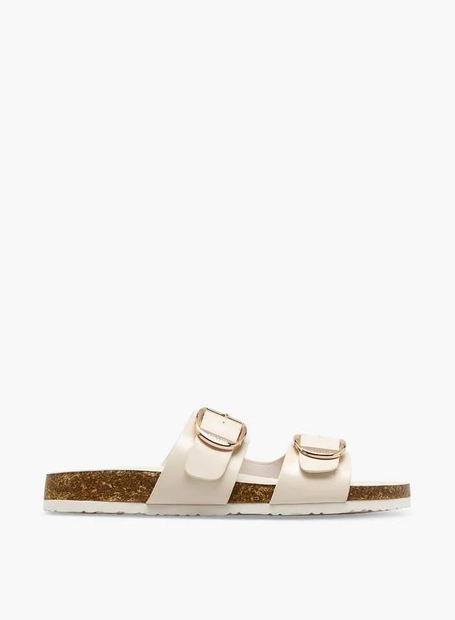 سيليست Women Buckle Detail Slide Sandals