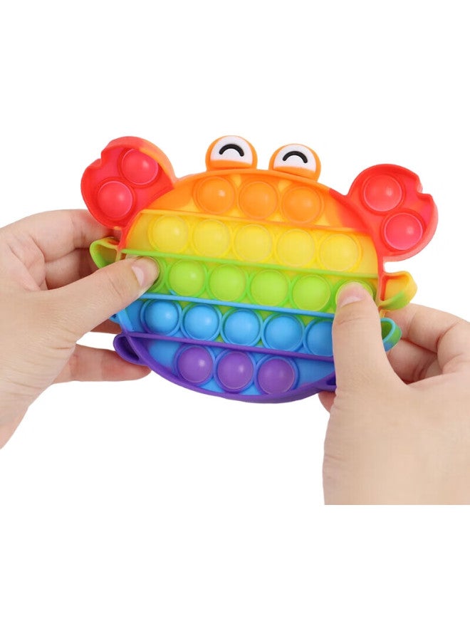 Tatanice Rainbow Push Toy, Children'S Mouse-Killing Pioneer, Silicone Push Board, Stress Relief Toy, Children'S Birthday Gift - Image 3