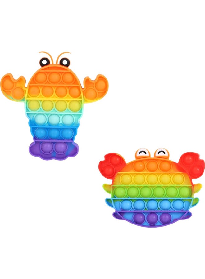 Tatanice Rainbow Push Toy, Children'S Mouse-Killing Pioneer, Silicone Push Board, Stress Relief Toy, Children'S Birthday Gift - Image 1