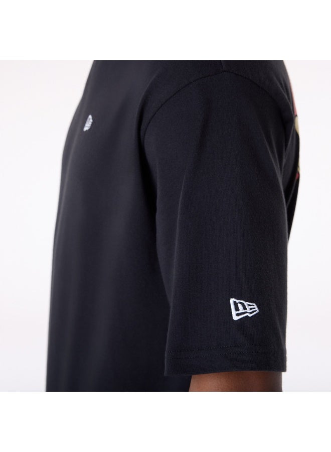 NEW ERA NE BASEBALL GRPHC OS TEE NEWERA  BLK - Image 4